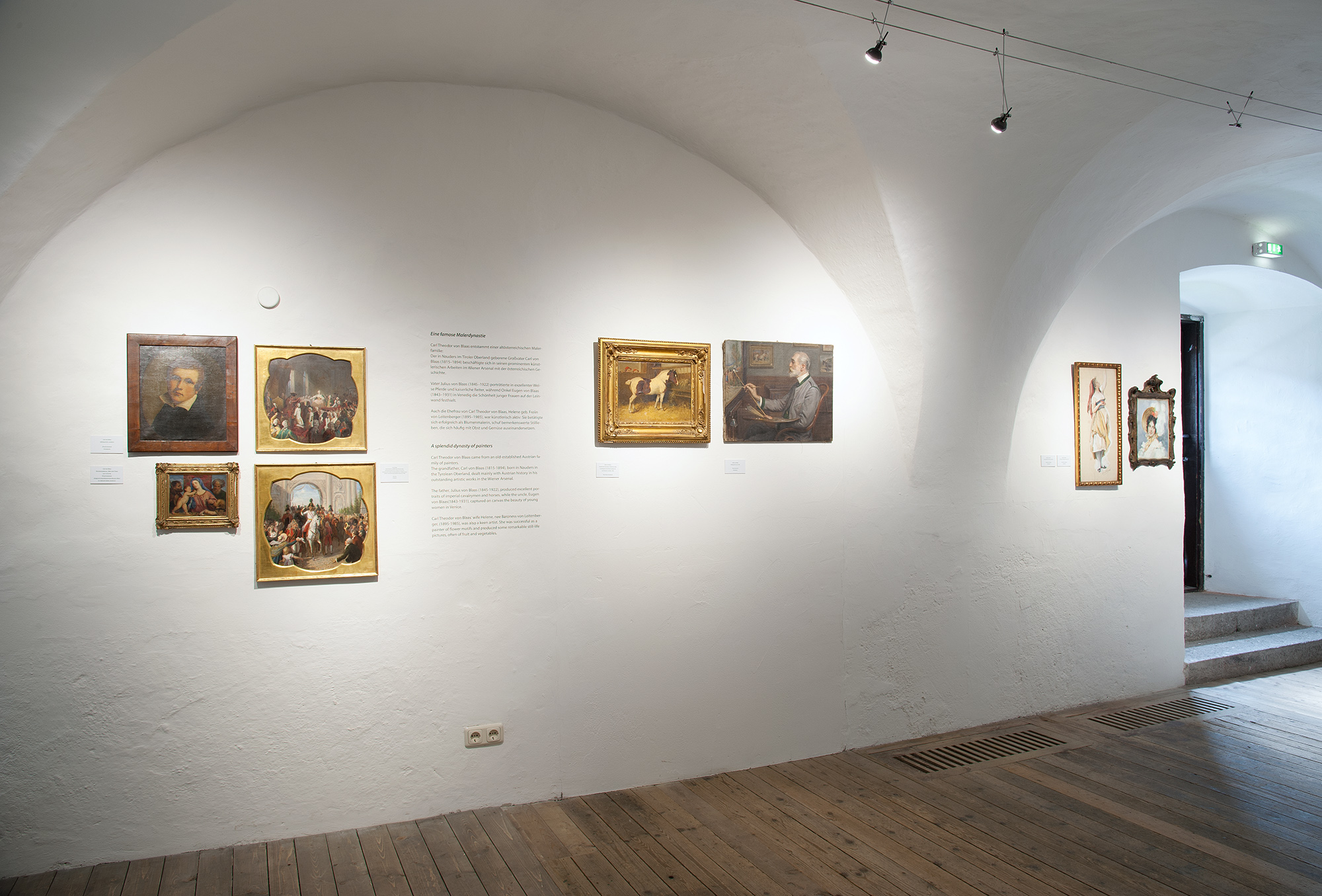 Ausstellung Jagd.Malerei.Tracht. In Kitzbühel. Carl Theodor Ritter von Blaas (1886 – 1960). Museum Kitzbühel, 2013. Foto Gernot Lazzari, Kitzbühel.